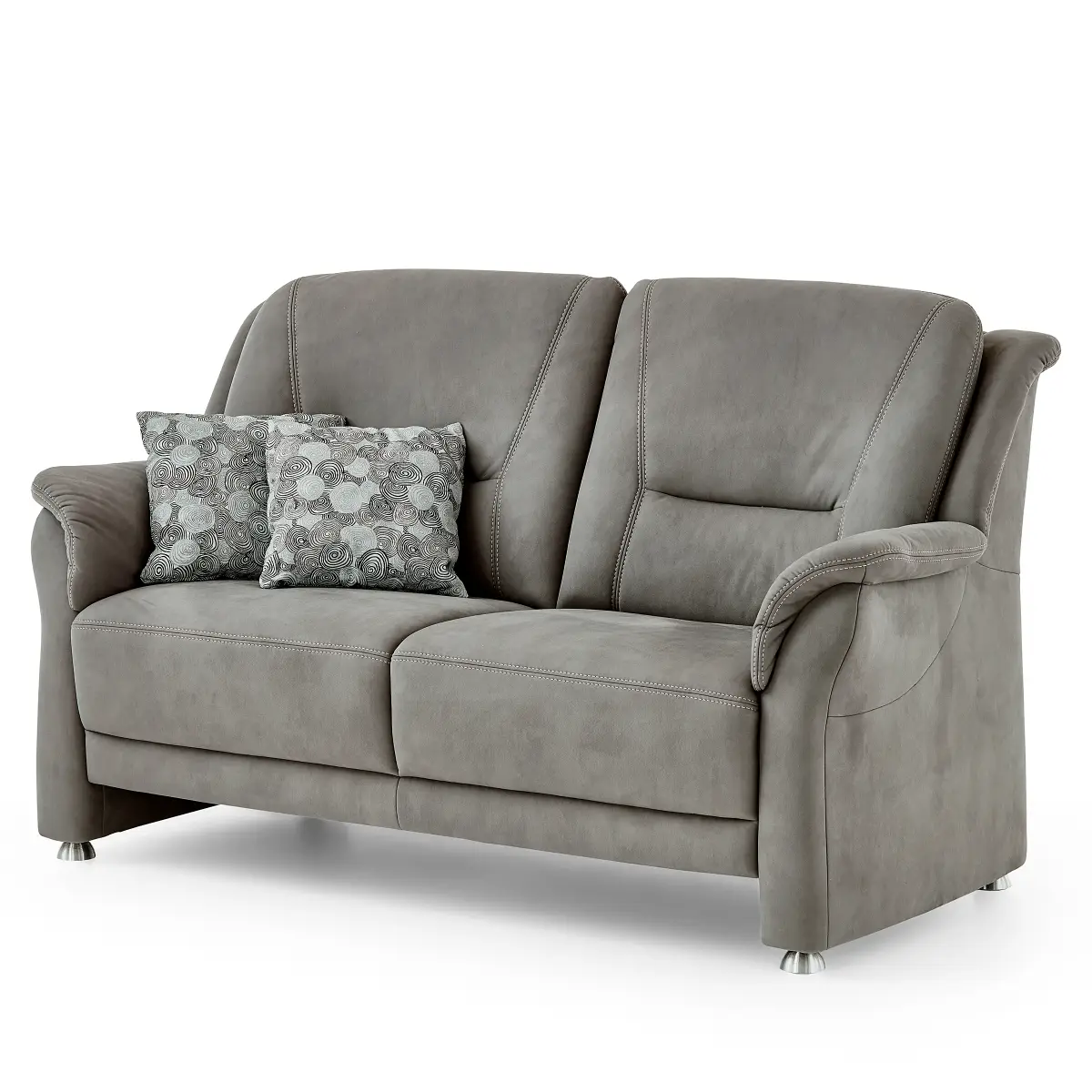 2,5-Sitzer Sofa Grau Microfaser Felia | Grau