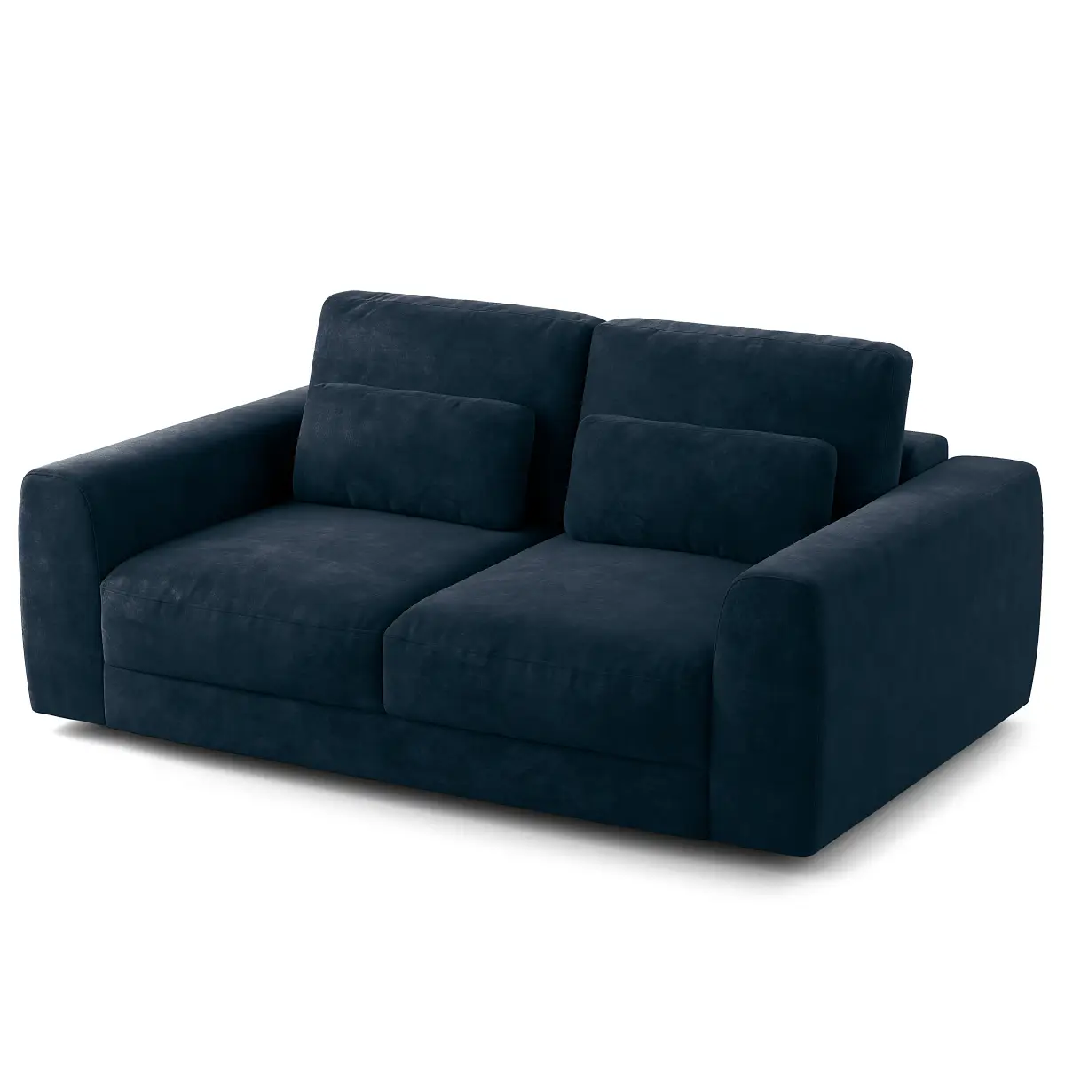 2-Sitzer Sofa Blau/Royalblau Samt Vina | Blau
