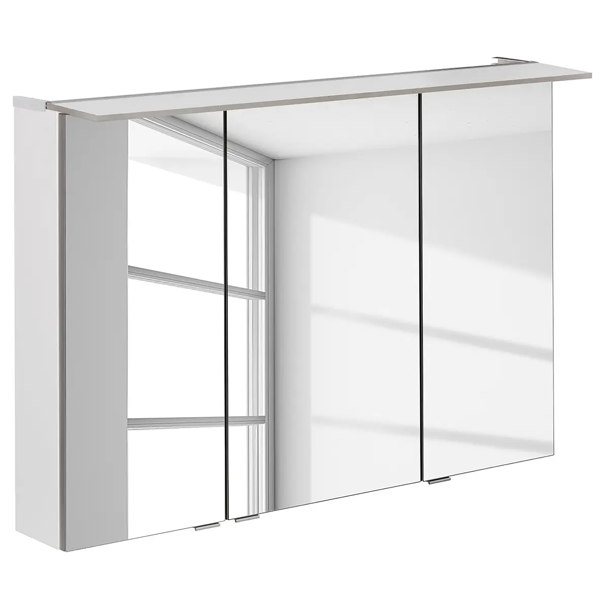 Spiegelschrank Perfekt | Weiß