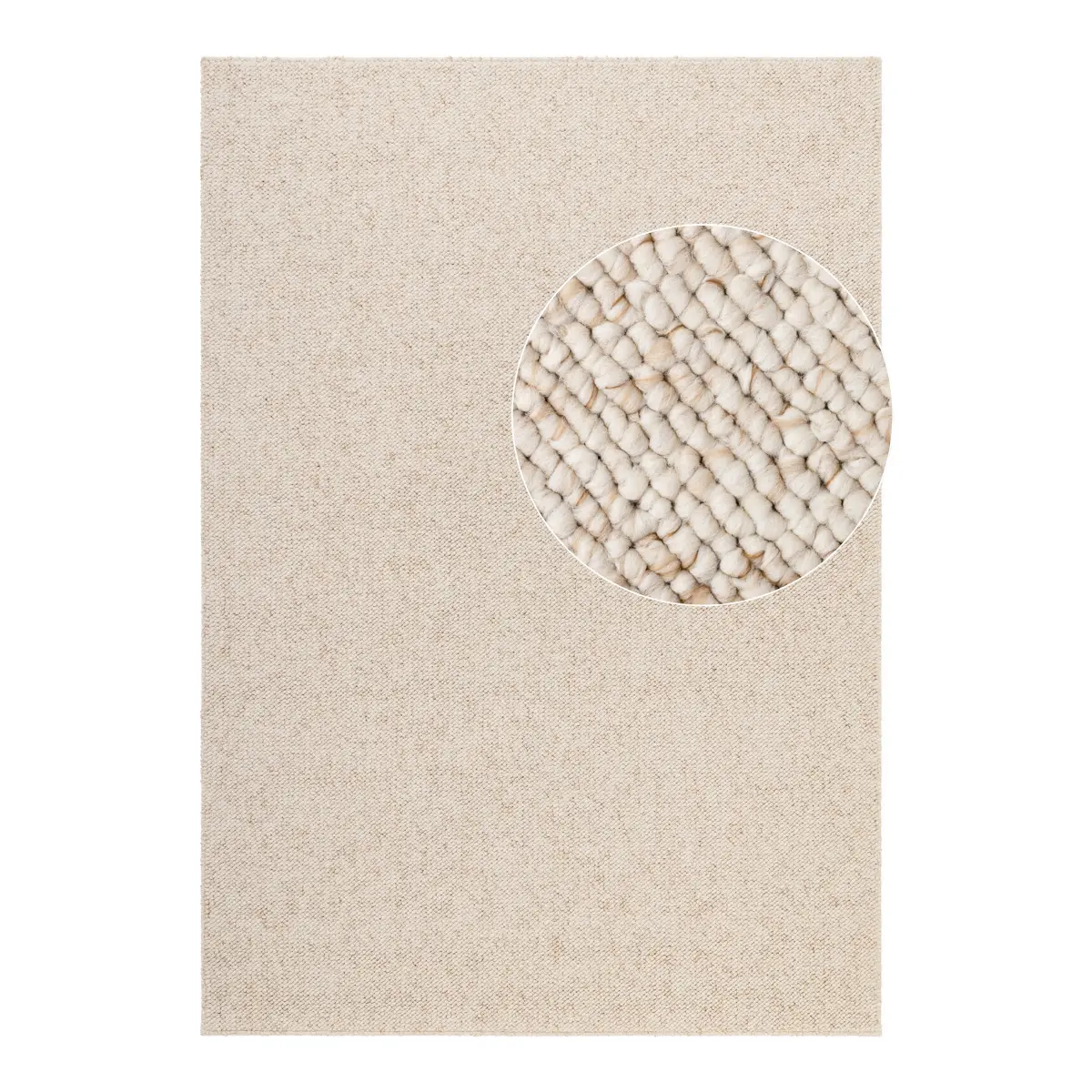 Kurzflorteppich Rocco | Beige