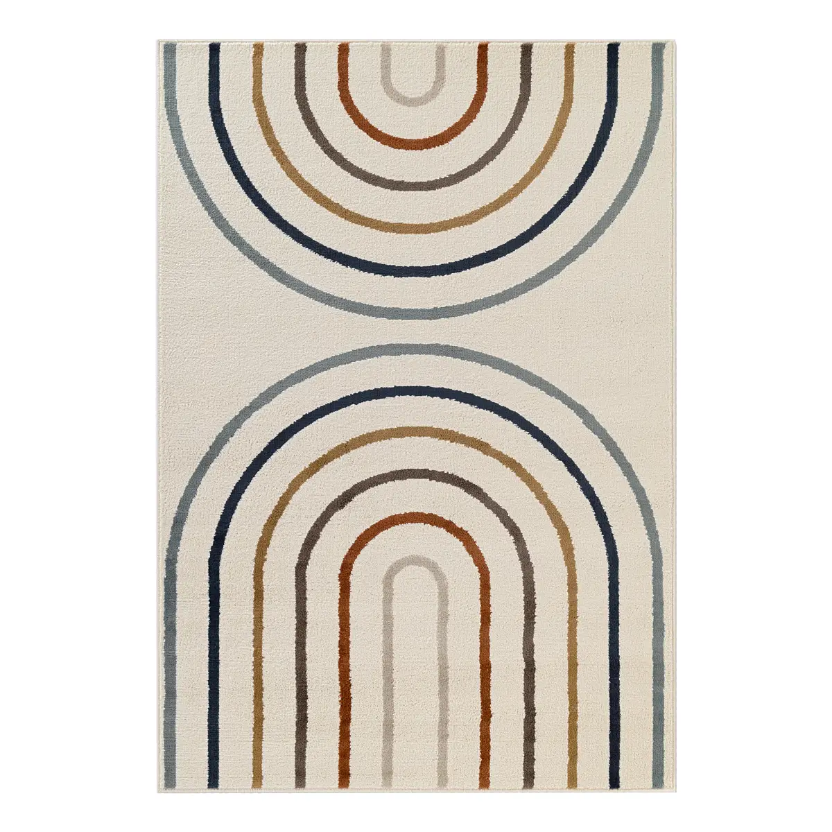 Kinderteppich Double Rainbow 160 x 235cm Beige | Beige