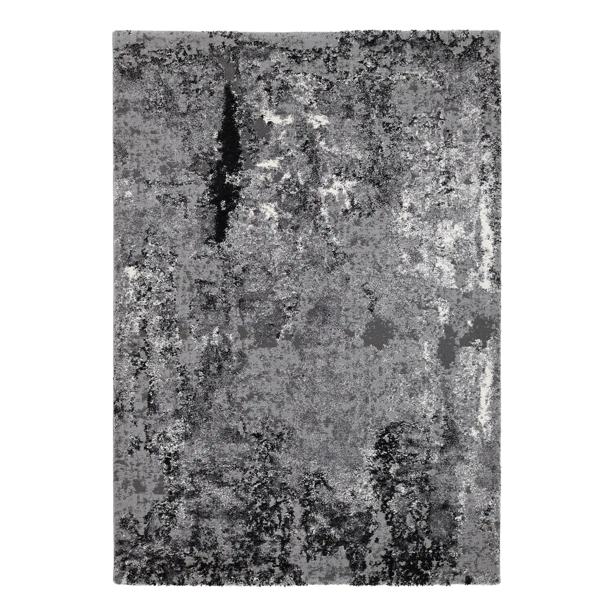 Kurzflorteppich Echo Stream Grau/Grau 160 x 230cm Mischgewebe