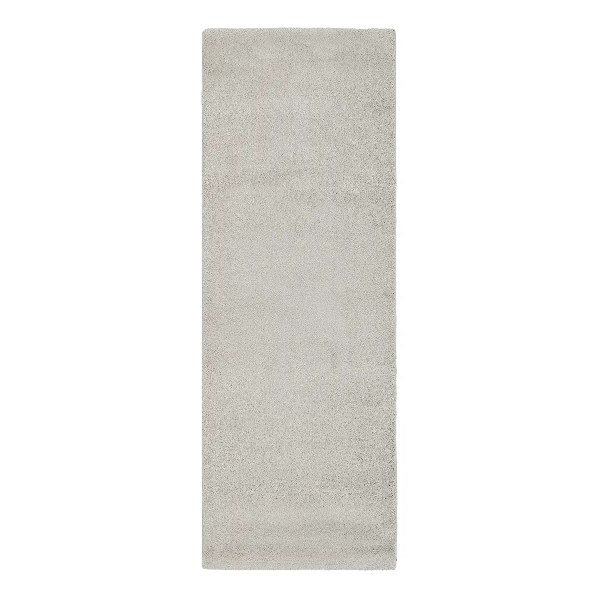 Läufer Moss Mono 80 x 200cm Weiß/Altweiß | Weiß