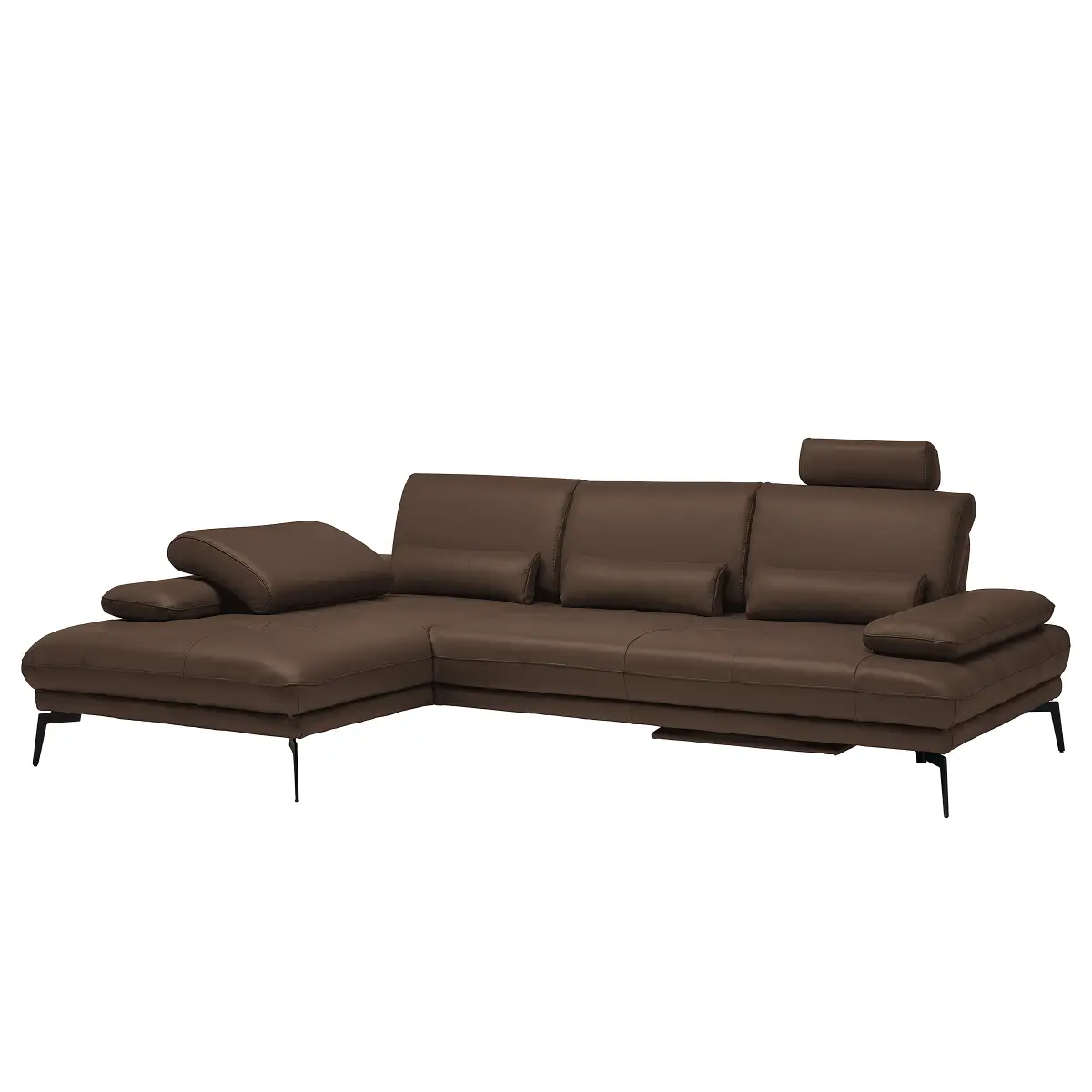 Ecksofa AMIAN | Braun