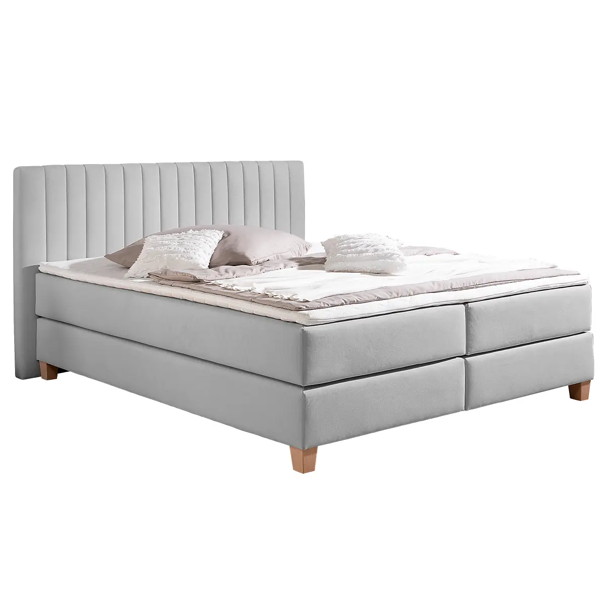 Boxspringbett Montini | Grau
