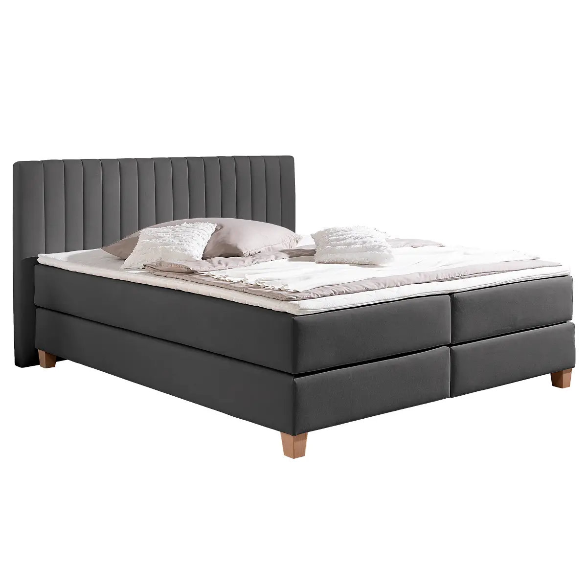 Boxspringbett Montini | Grau