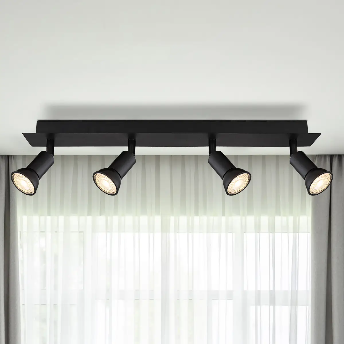 Globo Lighting Deckenleuchte Drew Typ A | Schwarz
