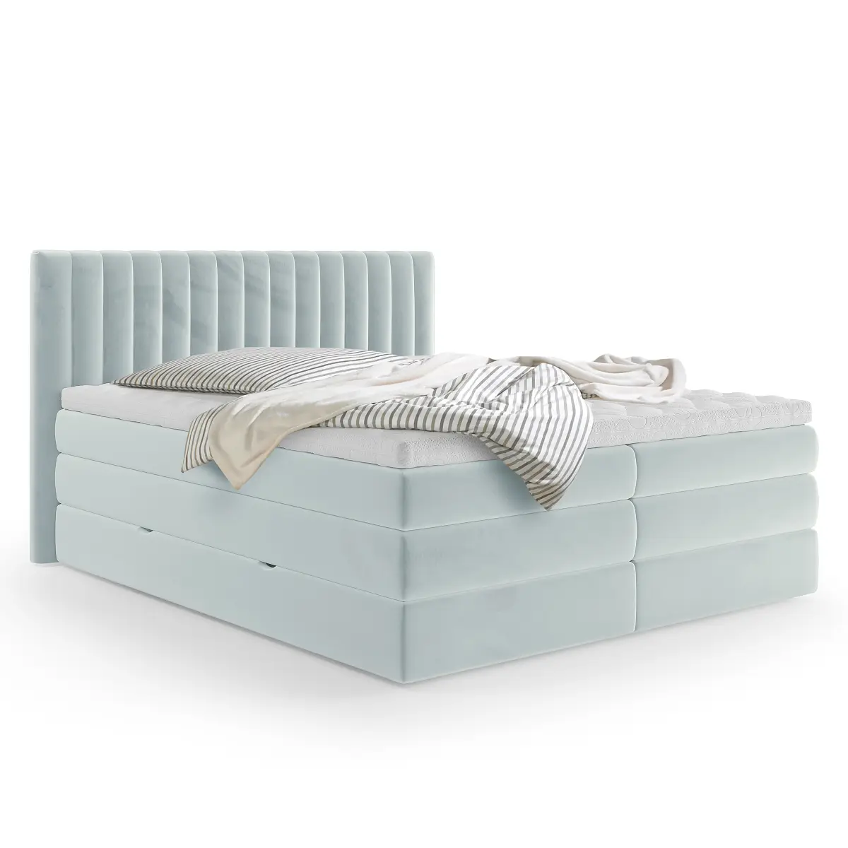 Boxspringbett Alcaro | Blau
