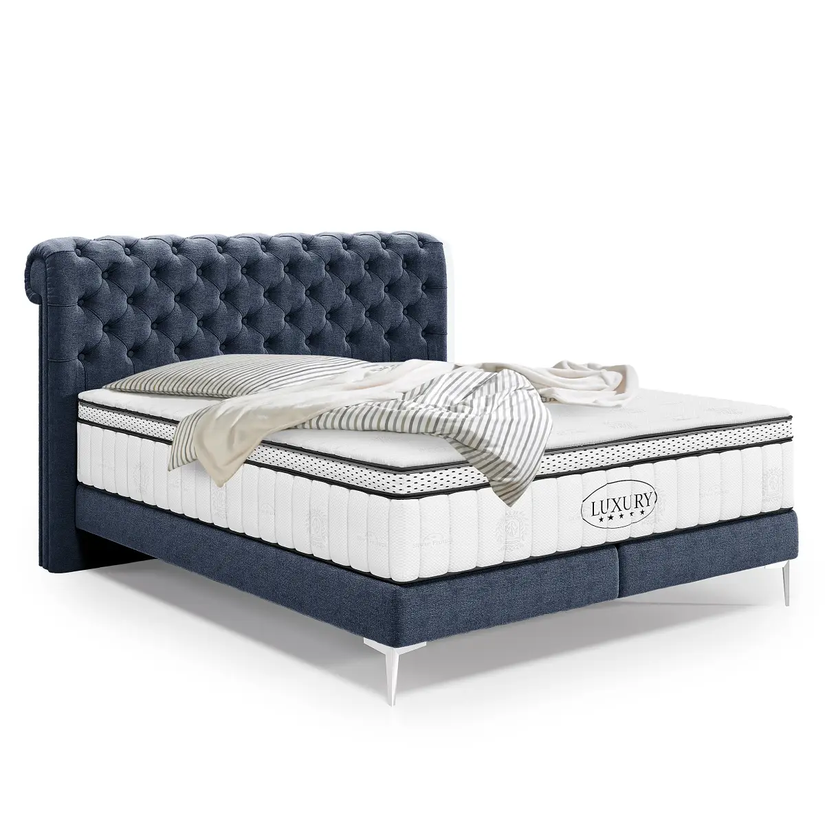 Fredriks Boxspringbett Hawdon | Blau
