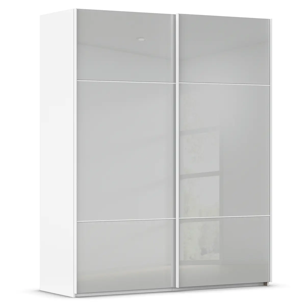 Schwebetürenschrank Covalo | Grau