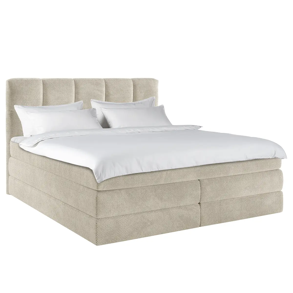 Boxspringbett Leanne | Beige