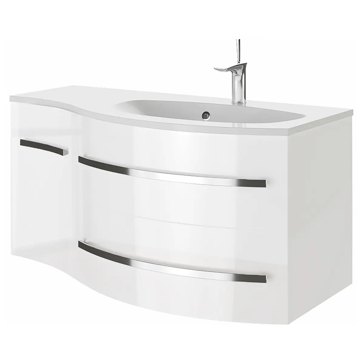 Waschtisch Stunkard 110 cm | Weiß