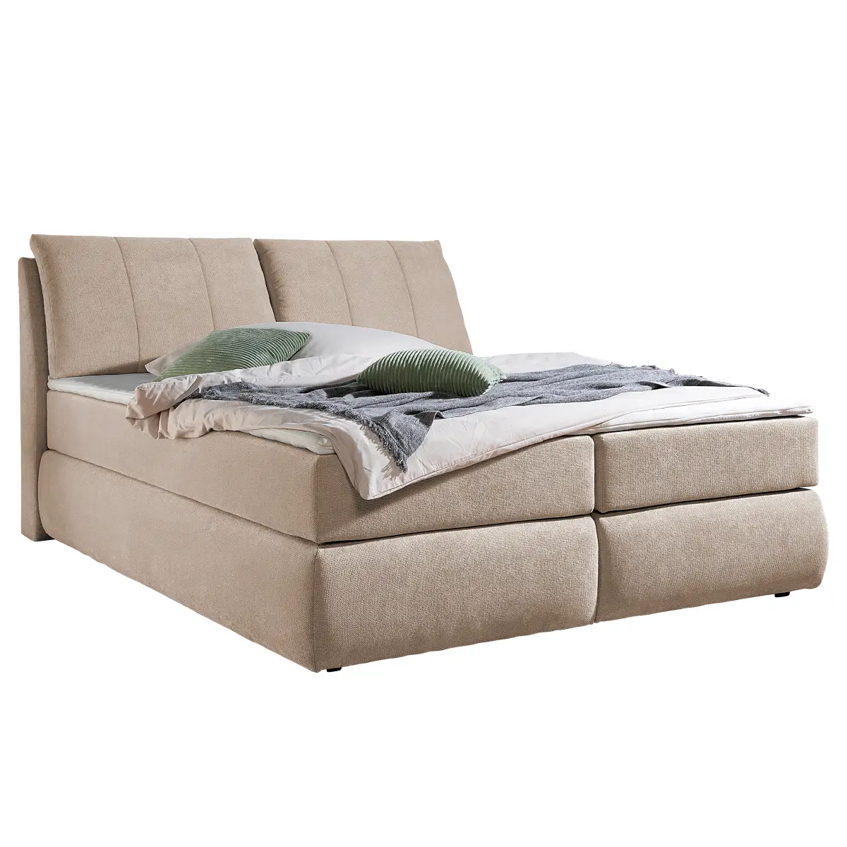 Red Living Boxspringbett Barrietas | Beige