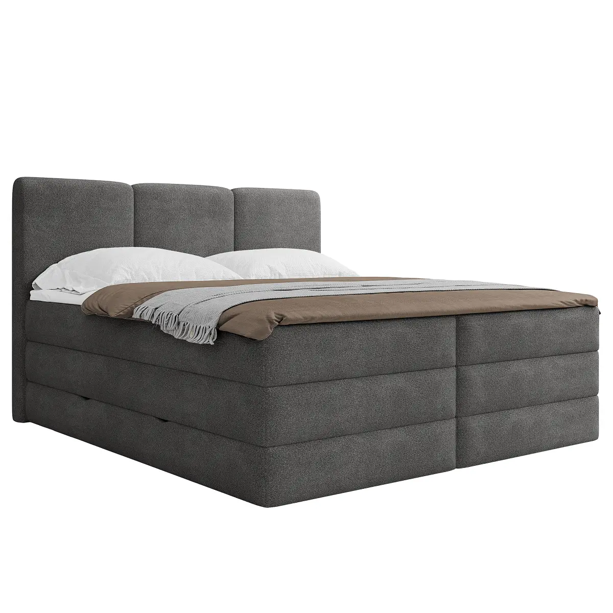 Loftscape Boxspringbett Kulesh | Grau