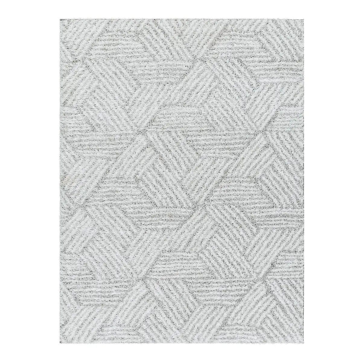 Livabliss Hochflorteppich Eupen 200 x 275cm Grau/Lichtgrau | Grau