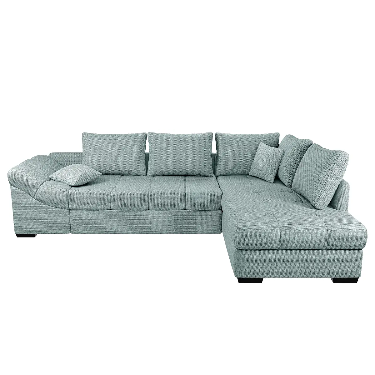 Fredriks Ecksofa mit Schlaffunktion | Grün