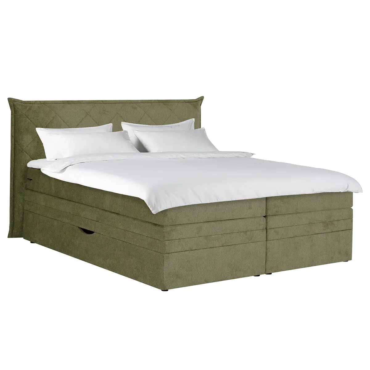 Boxspringbett Gesell 160 x 200cm | Grün