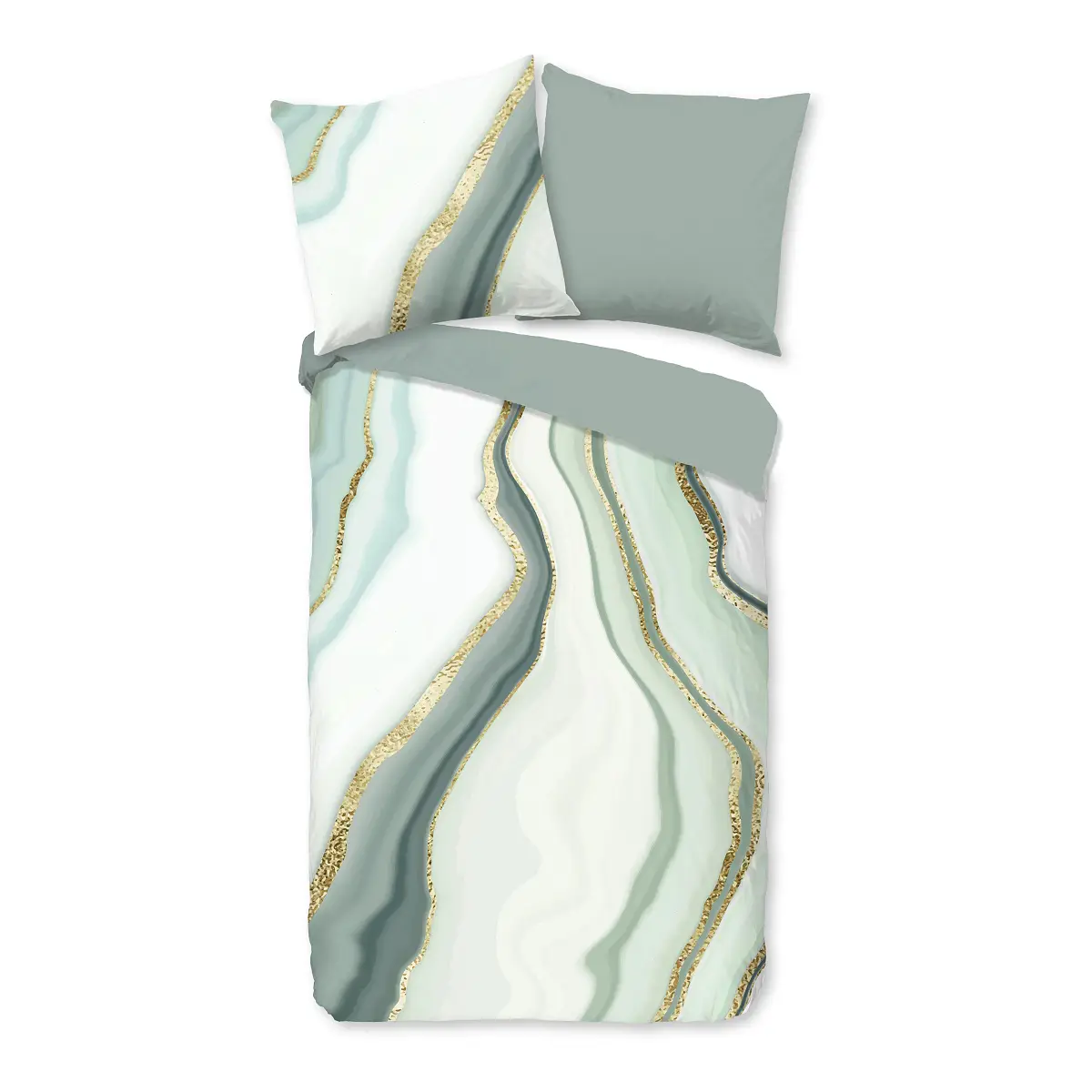 Good morning Renforcé-Bettwäsche No.10110 155 x 220 cm + Kissen 80 x