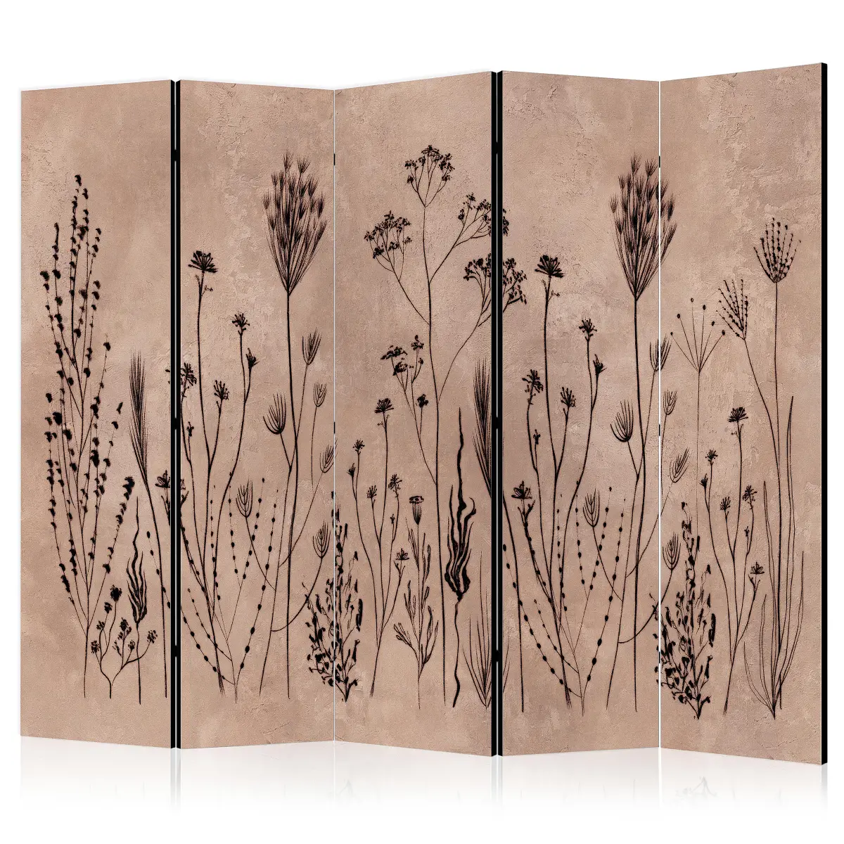 Paravent Plant Vintage | Braun
