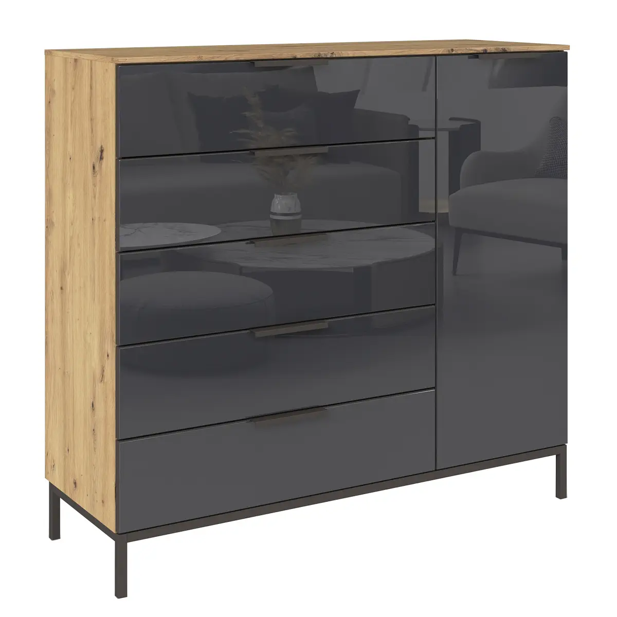 rauch Orange Kommode Flipp | Holztöne