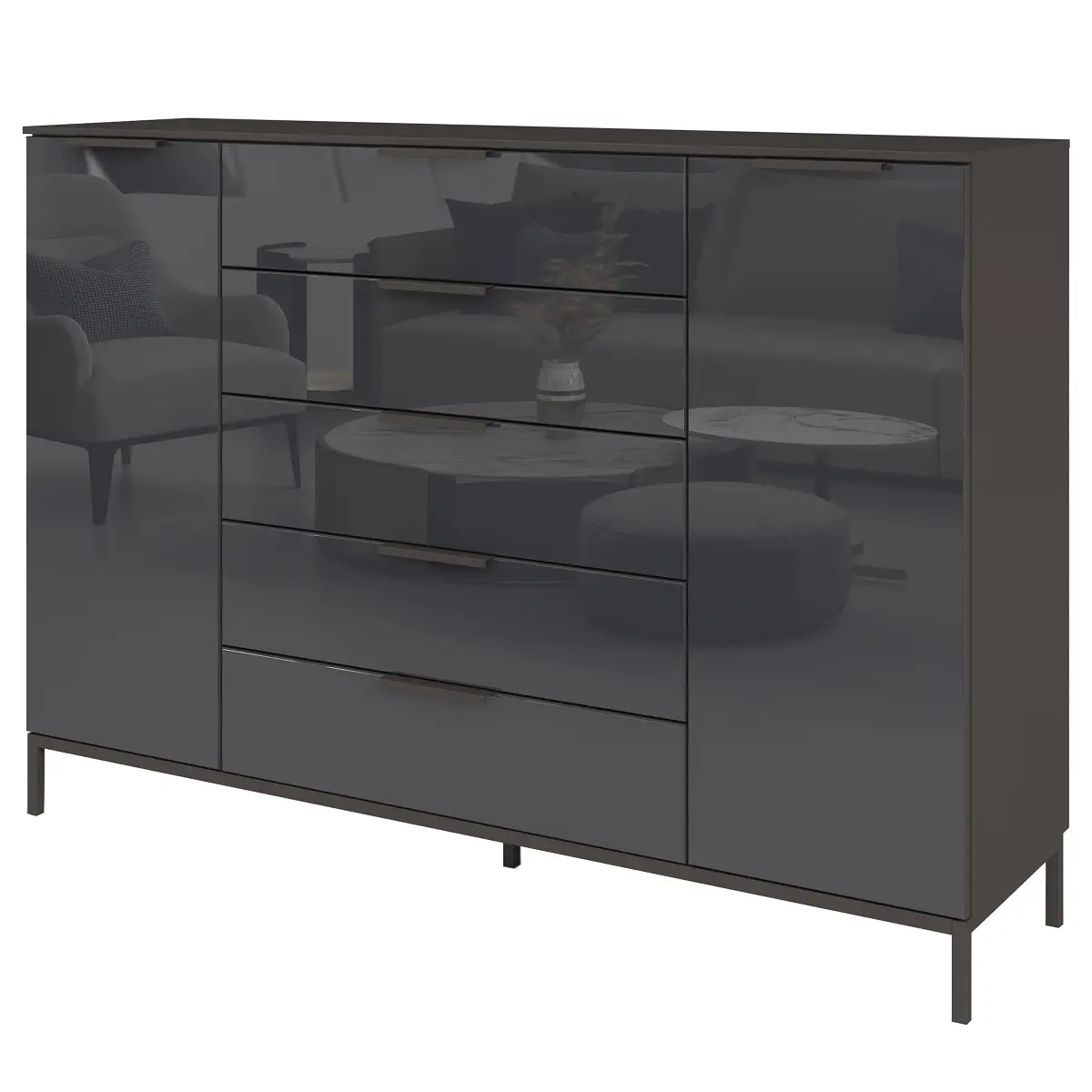 Sideboard Flipp | Grau