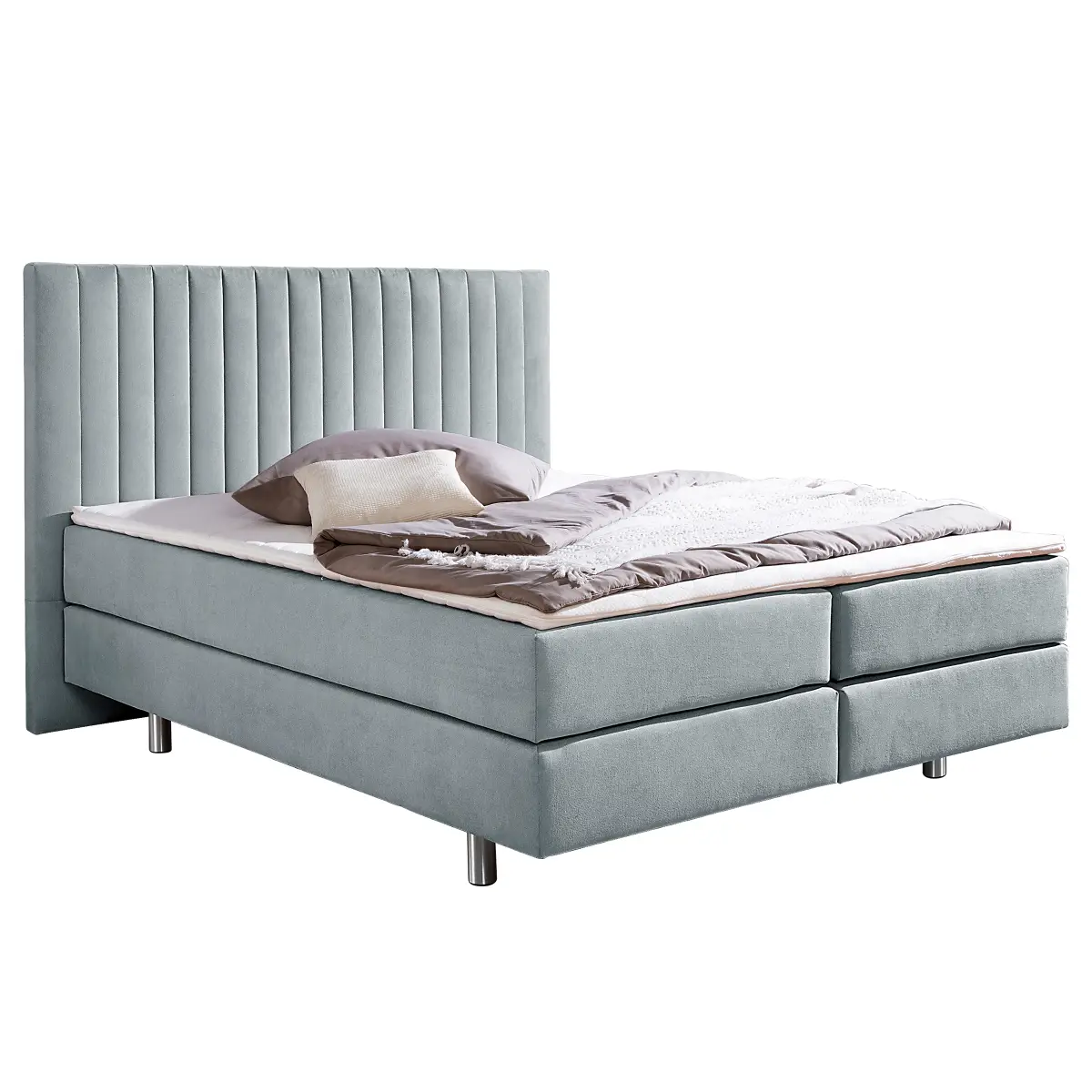 Red Living Boxspringbett Frasnito 180 x 200cm | Blau