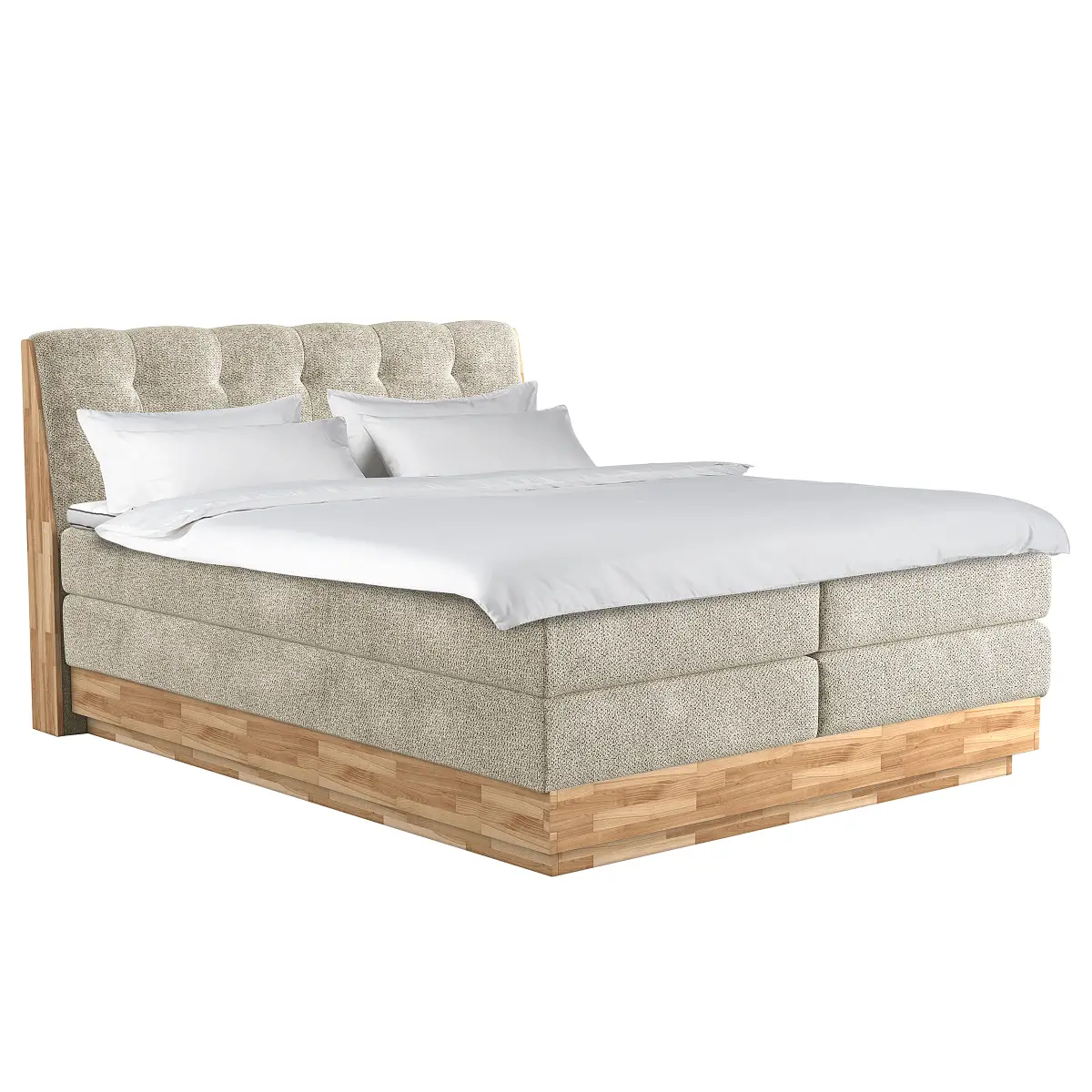 Boxspringbett Oria | Beige