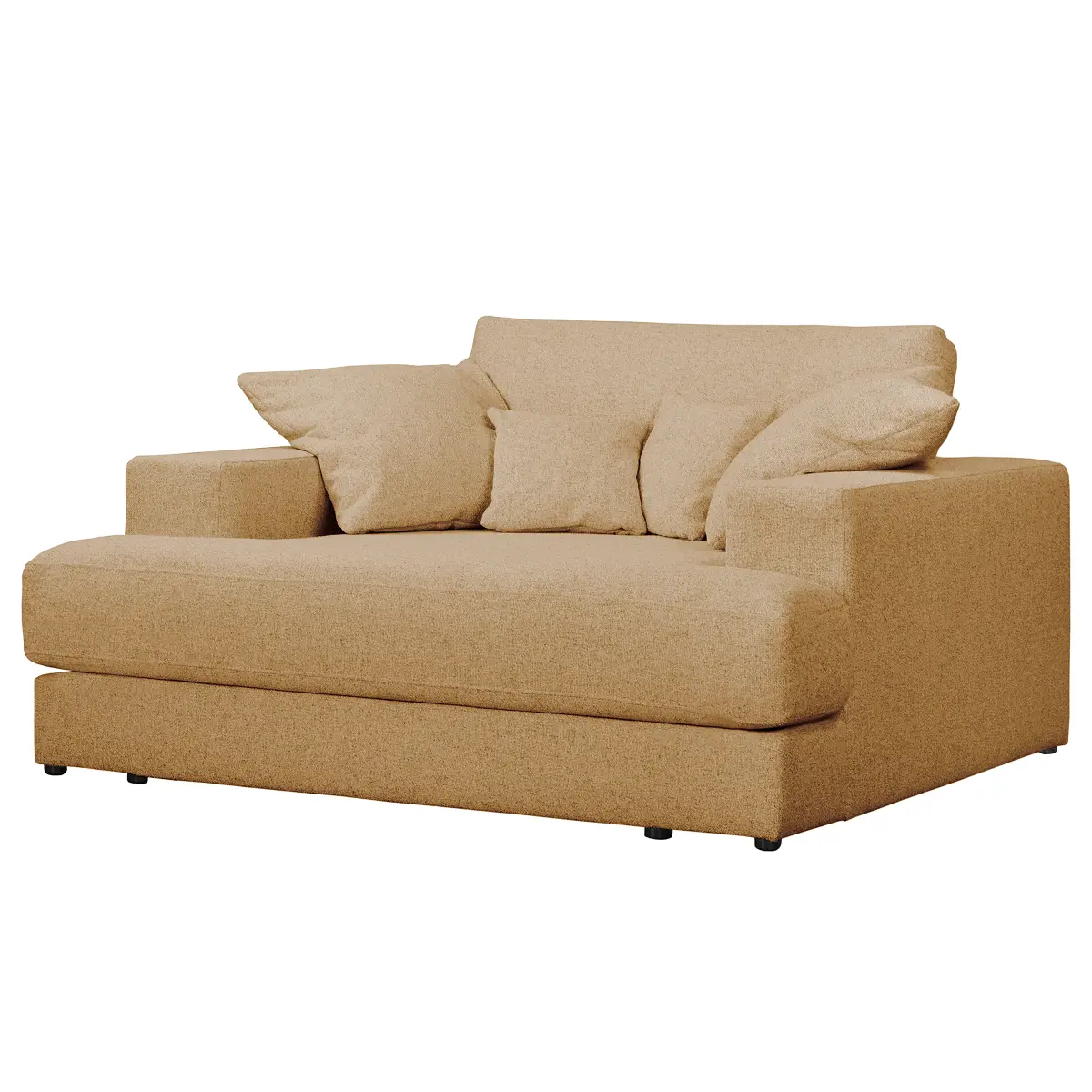 XXL-Sessel Orange Webstoff Hevi | Beige