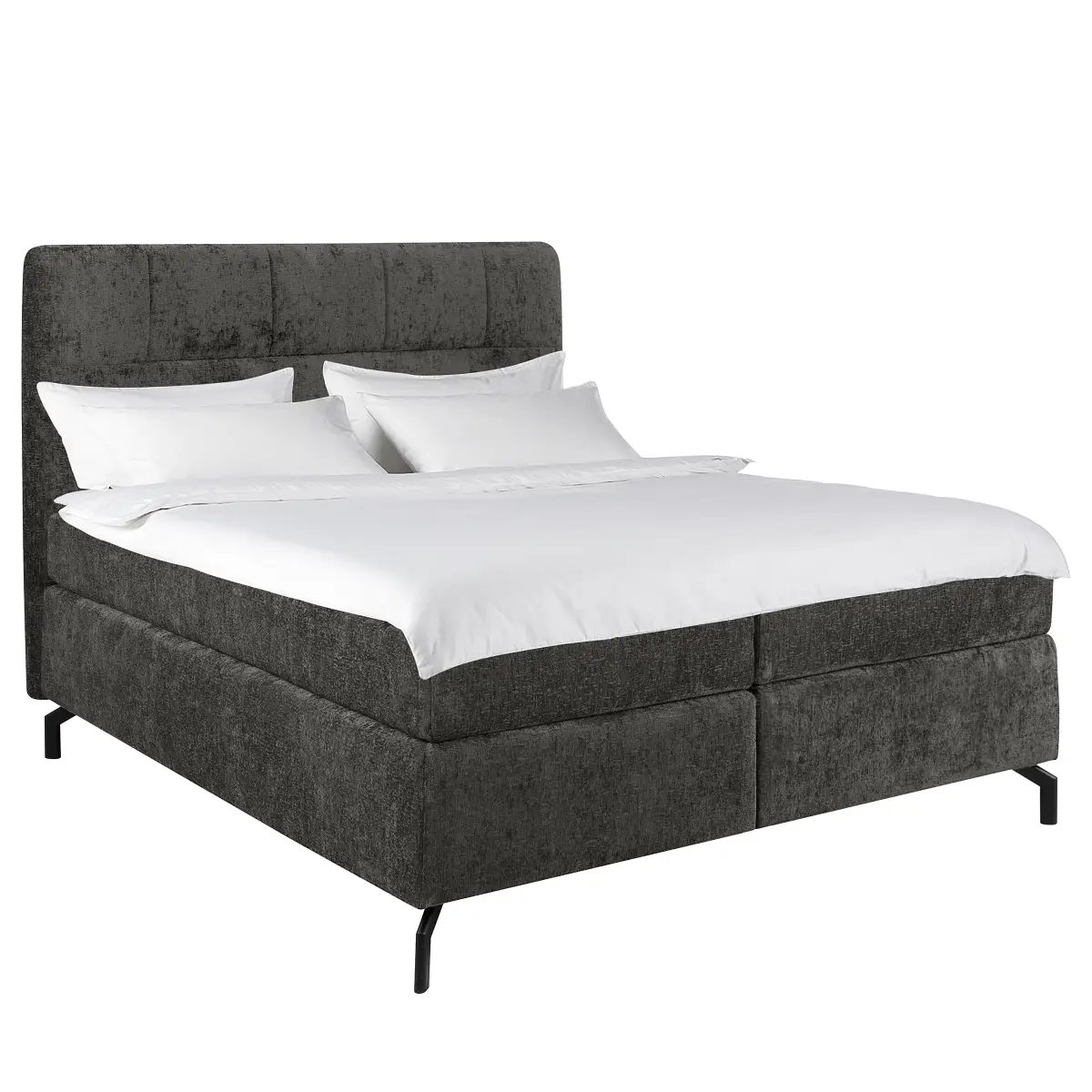 Loftscape Boxspringbett Plumas | Grau