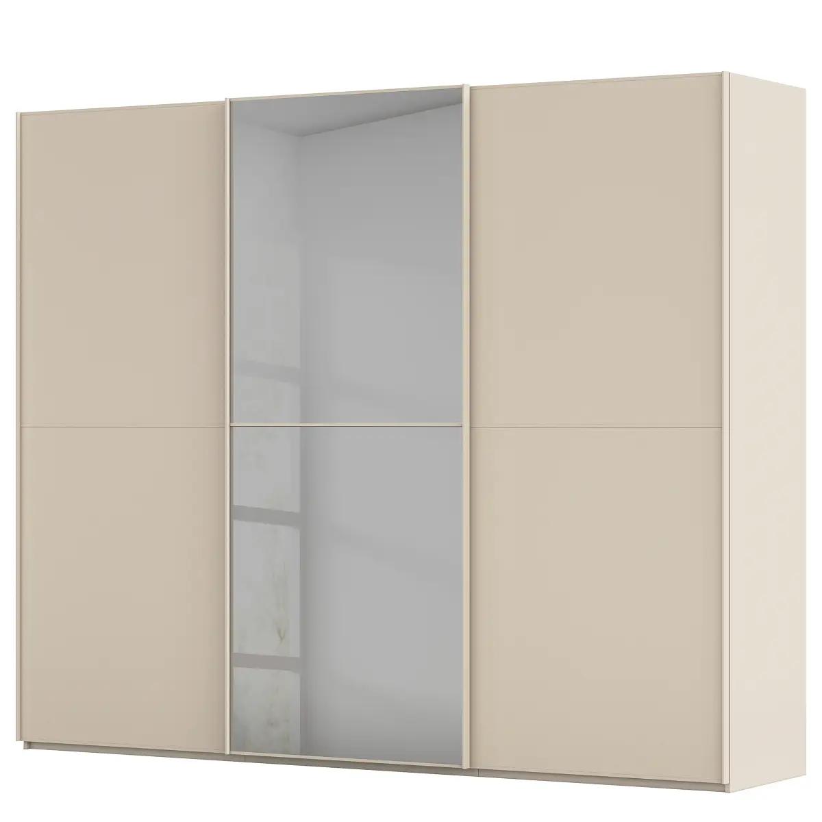 rauch Orange Schwebetürenschrank Lagaro 242cm Beige/Champagner | Beige
