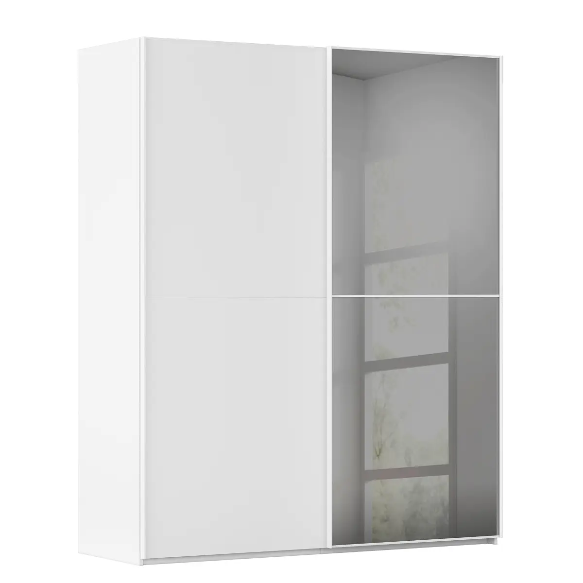 Schwebetürenschrank Lagaro | Weiß