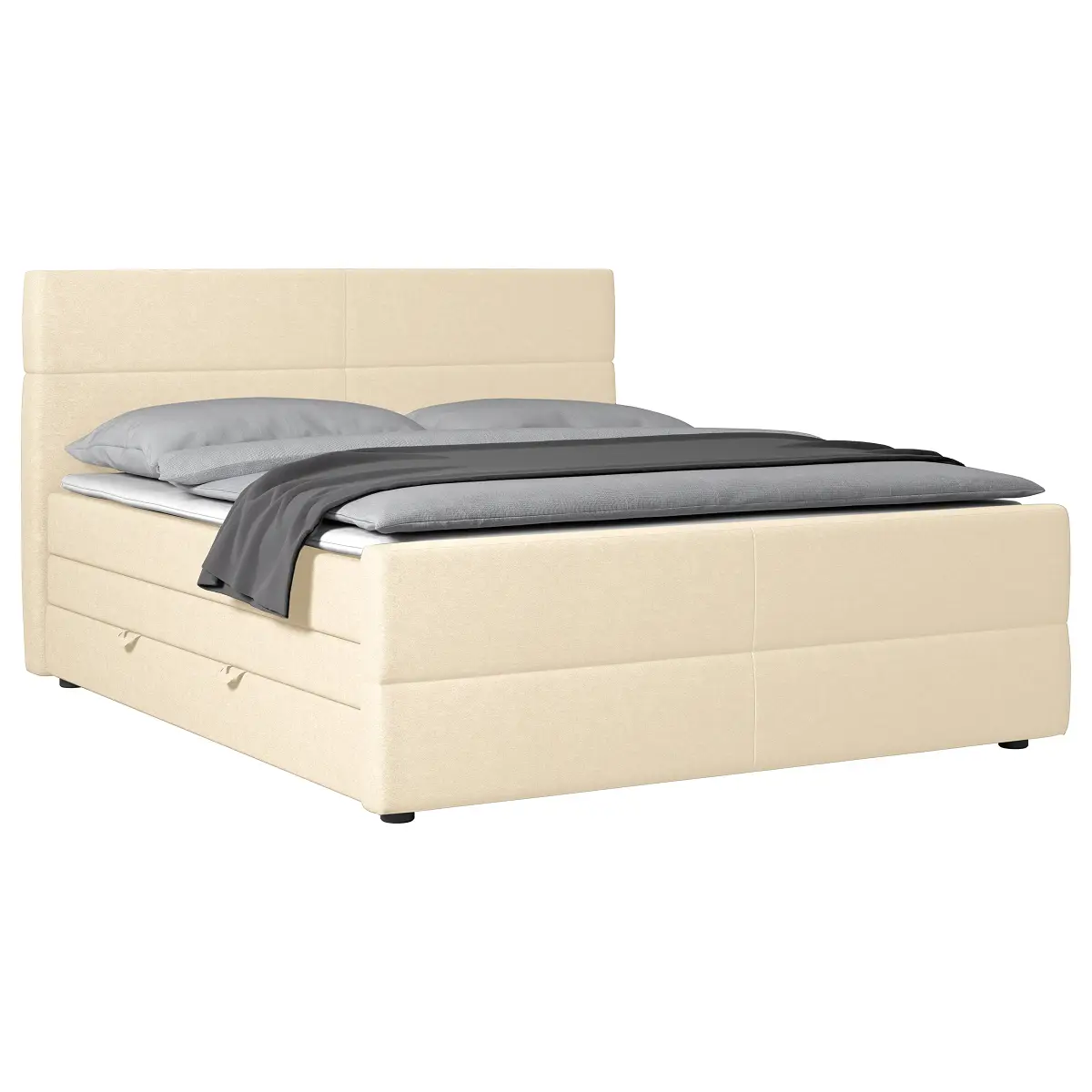 loftscape Boxspringbett Pria Beige 180x200cm | Beige