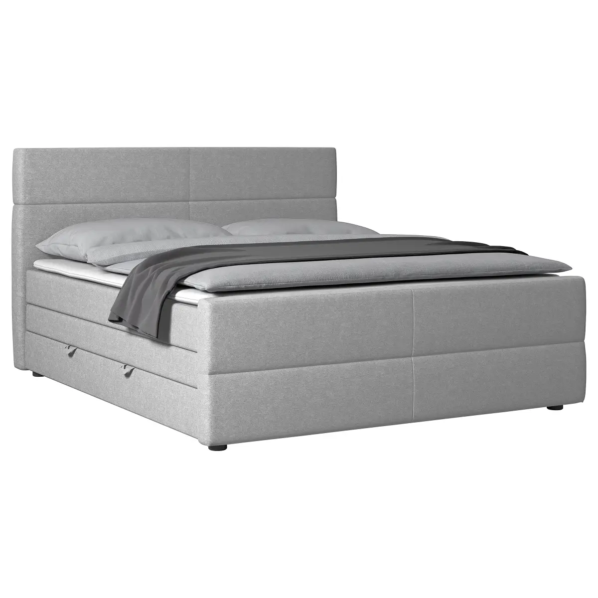 loftscape Boxspringbett Pria | Grau
