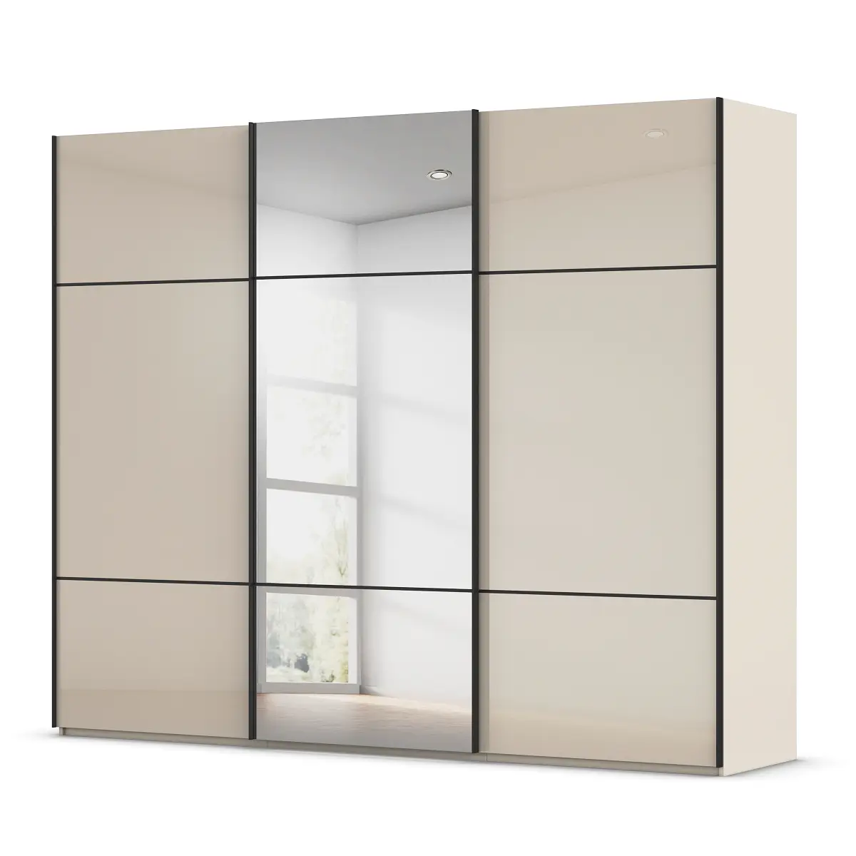 rauch Orange Schwebetürenschrank Covalo | Beige