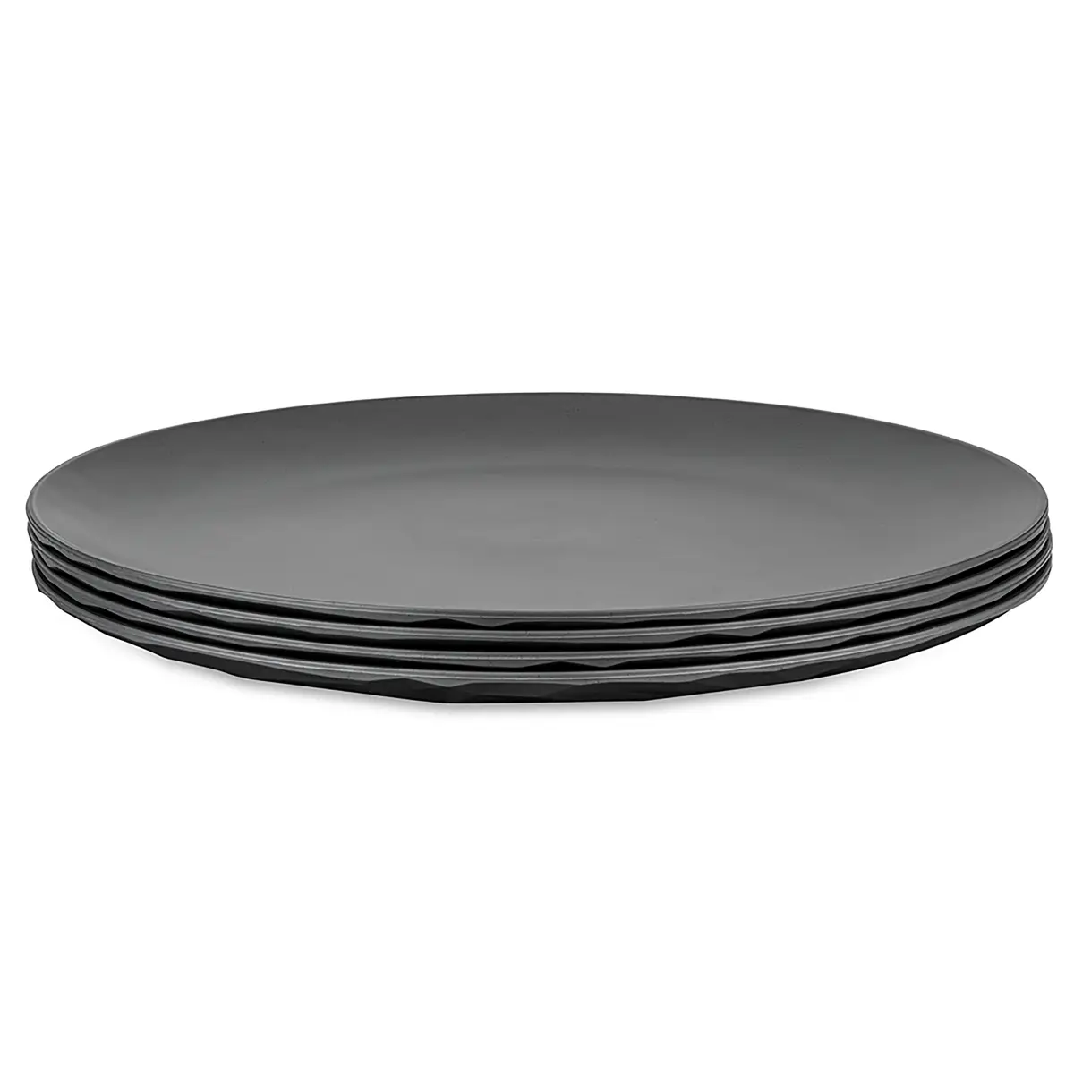 Speiseteller Flach Plate | Grau