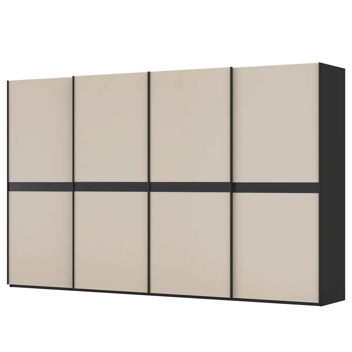 rauch Black Schwebetürenschrank Scale | Mehrfarbig