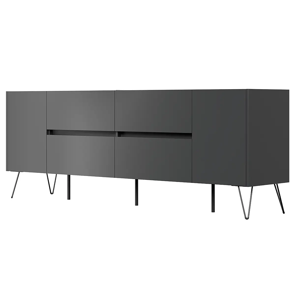 Posseik Sideboard Industrial | Mehrfarbig