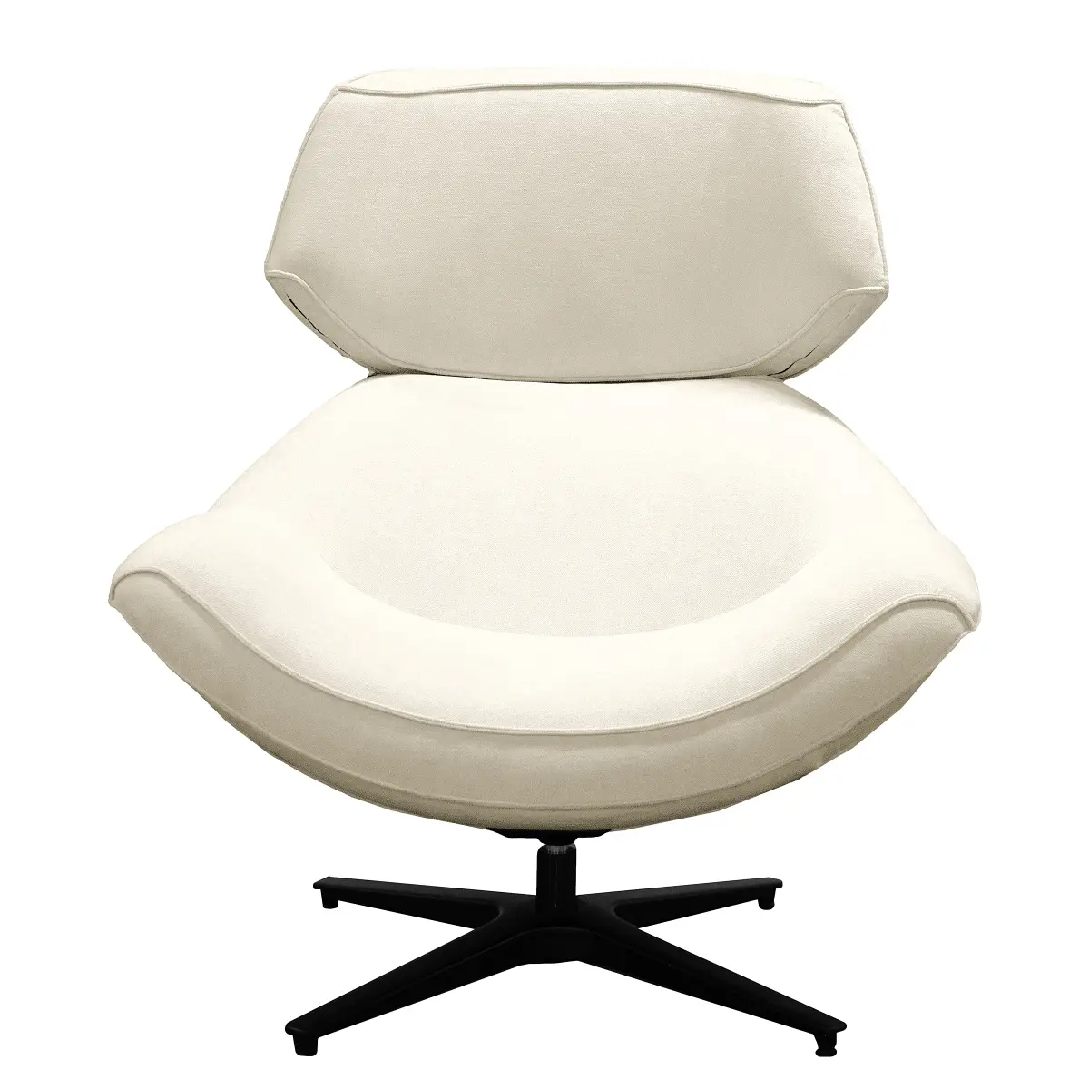 Drehsessel Beige Webstoff Stormy | Beige