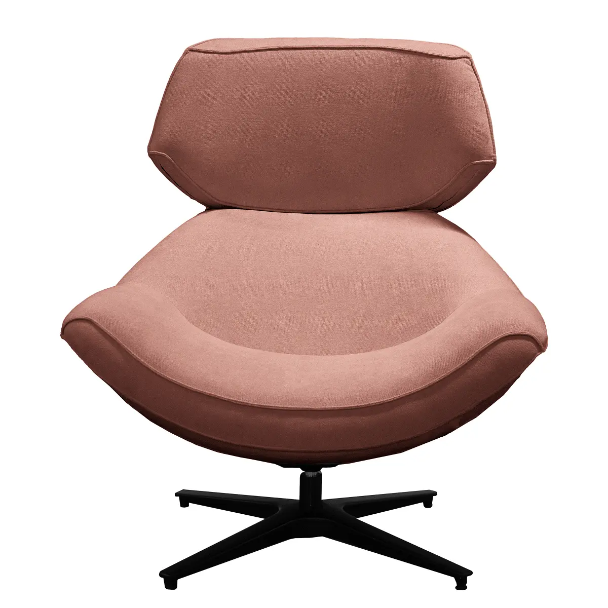 Drehsessel Pink Webstoff Stormy | Rosa