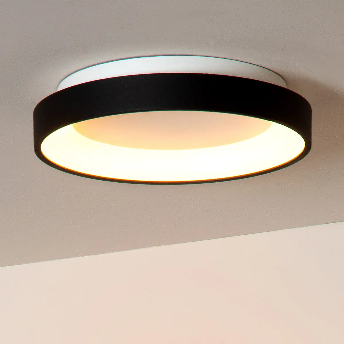 Lucide LED-Deckenleuchte Vidal | Schwarz
