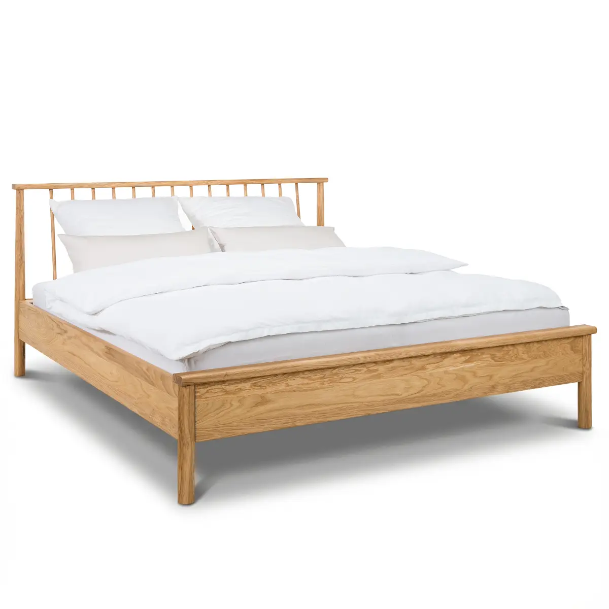 Massivholzbett TANDI 180 x 200cm | Braun
