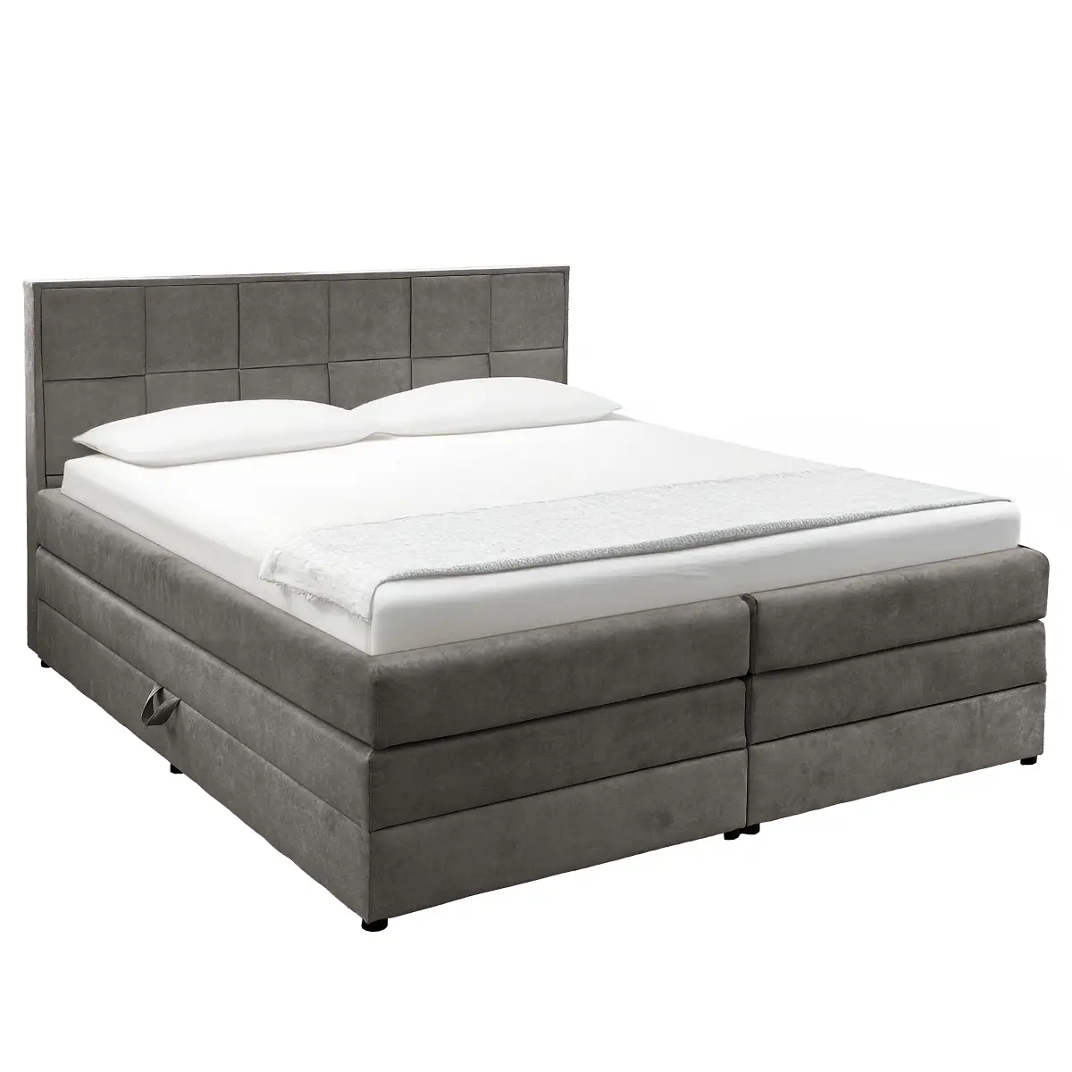 Boxspringbett Algadi | Grau