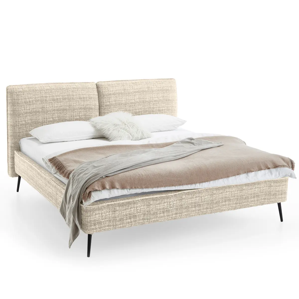 Polsterbett Infinity 200 x 200cm | Beige