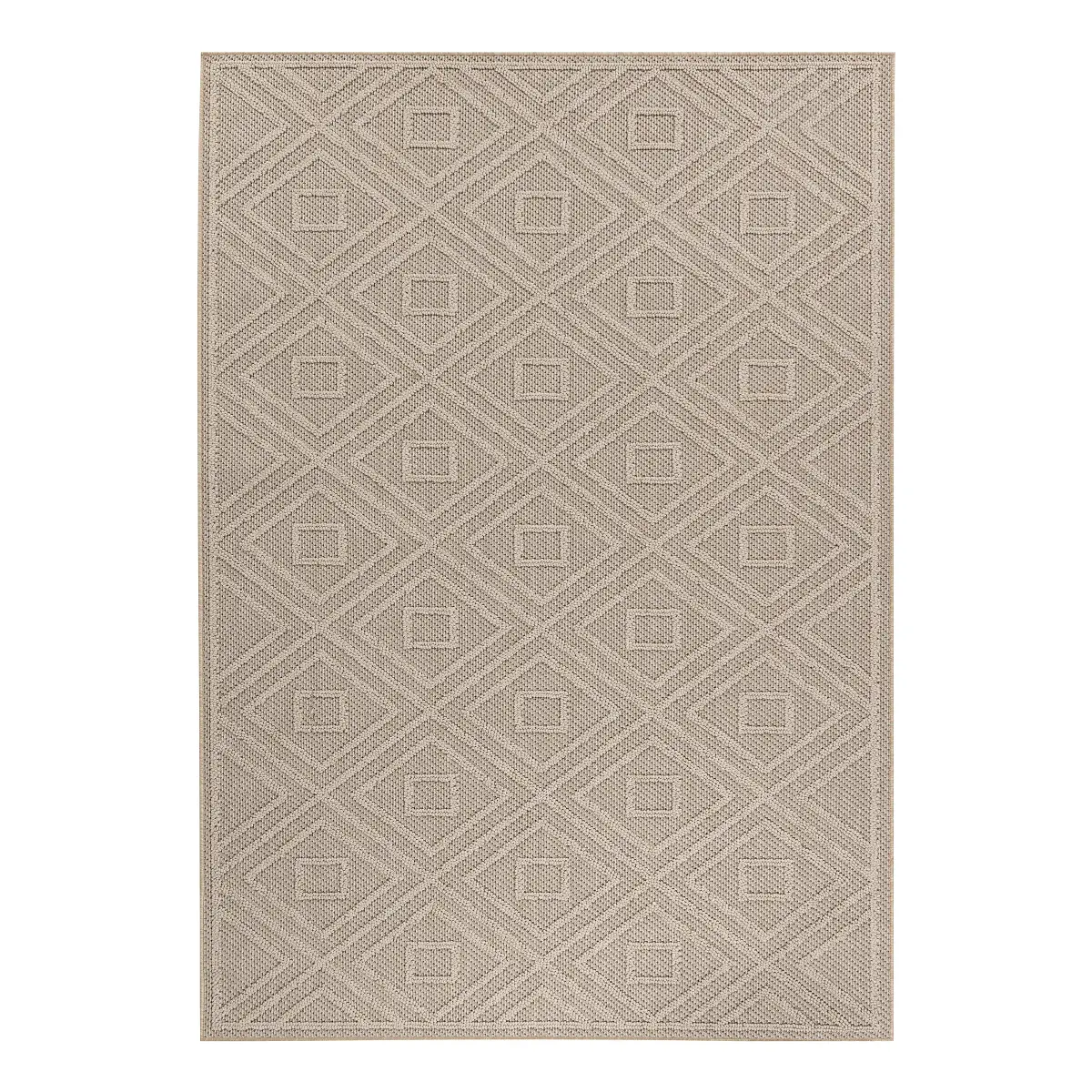 Outdoorteppich Patara 4956 Beige Polyester | Beige