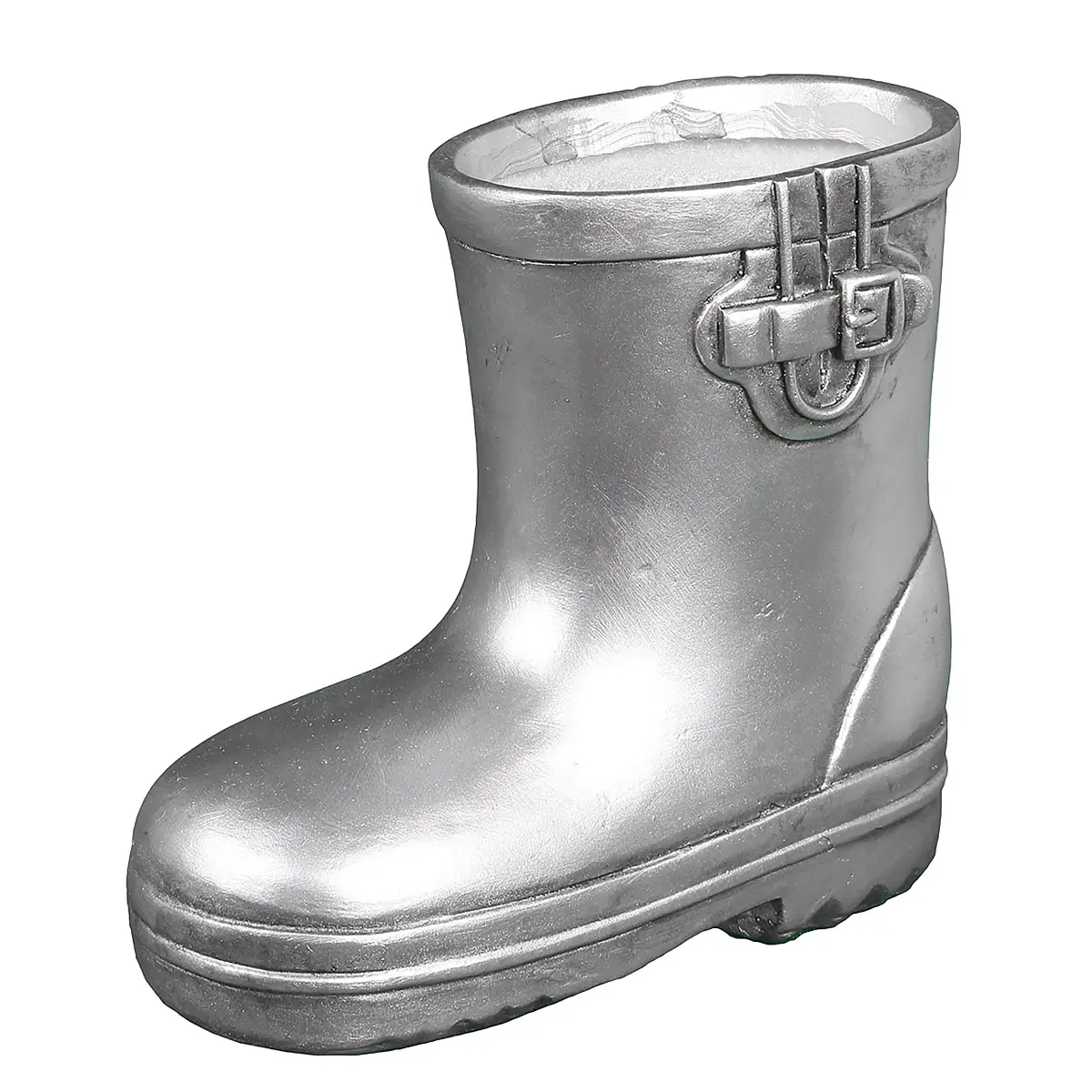 Figur Gummistiefel 11cm Silber | Silber