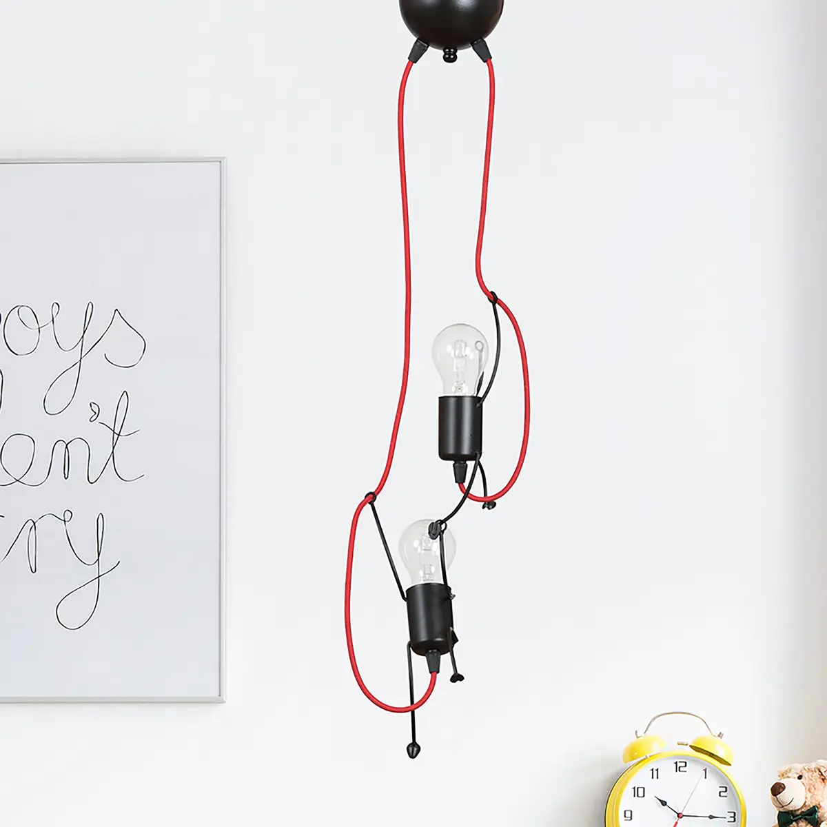 Emibig Lighting Pendelleuchte Bobi | Schwarz