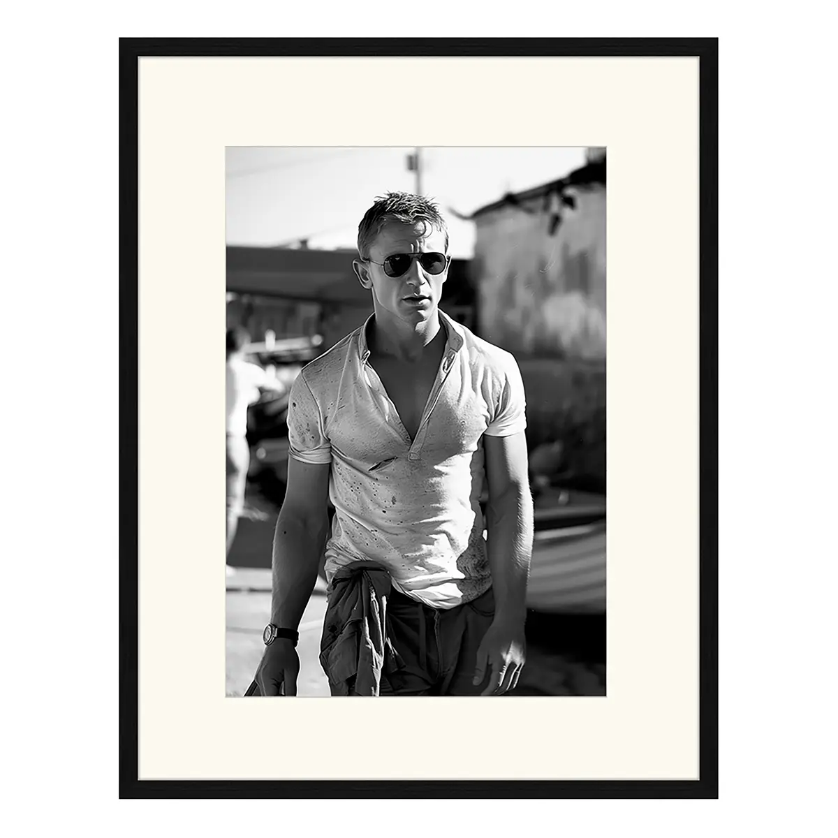 Bild Confident Man B&W | Schwarz