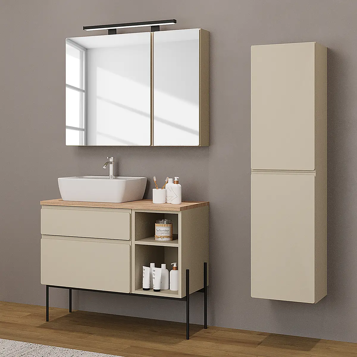 loftscape Badset 3-teilig | Beige