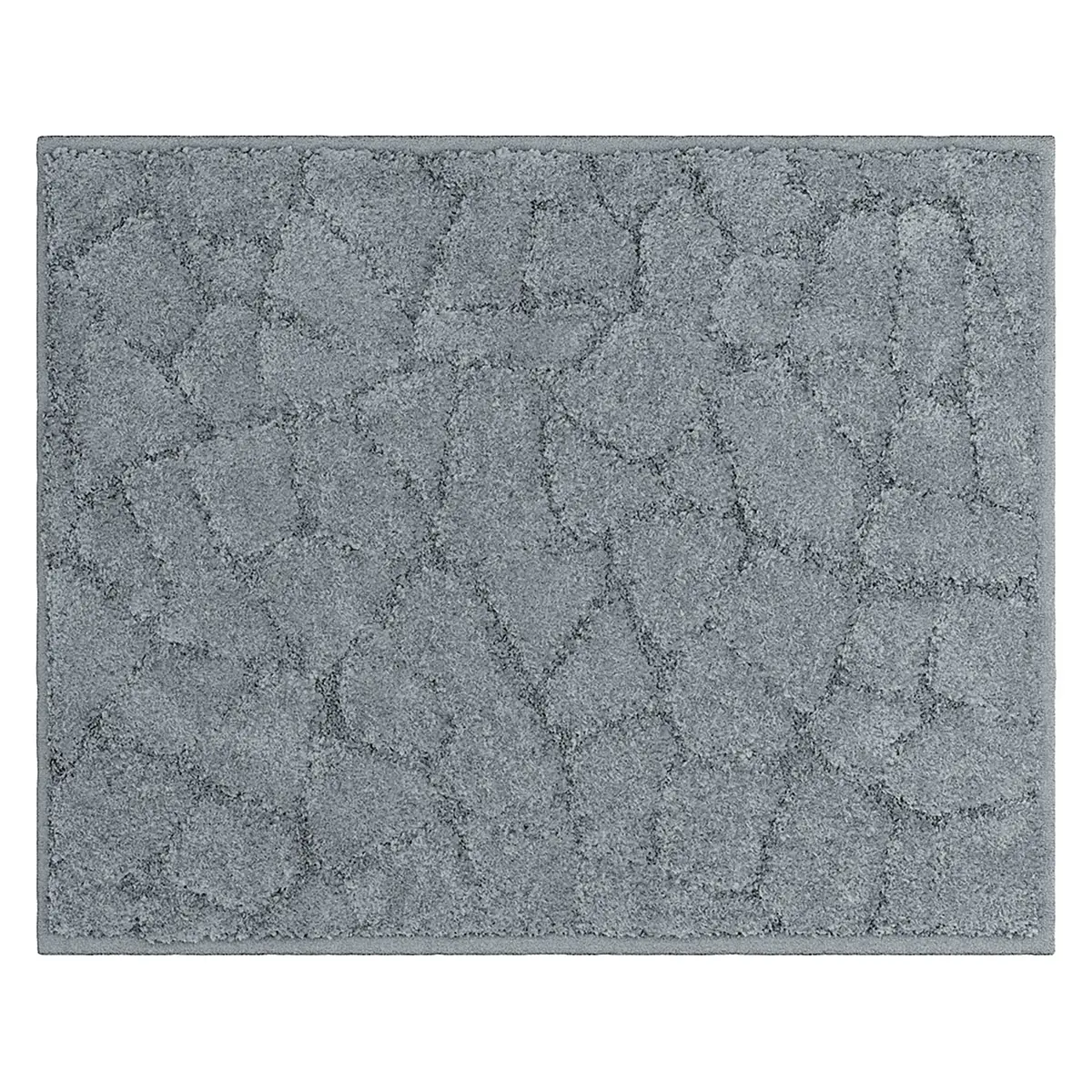 Badematte Terazzo 40 x 50cm Schwarz/Anthrazit | Schwarz