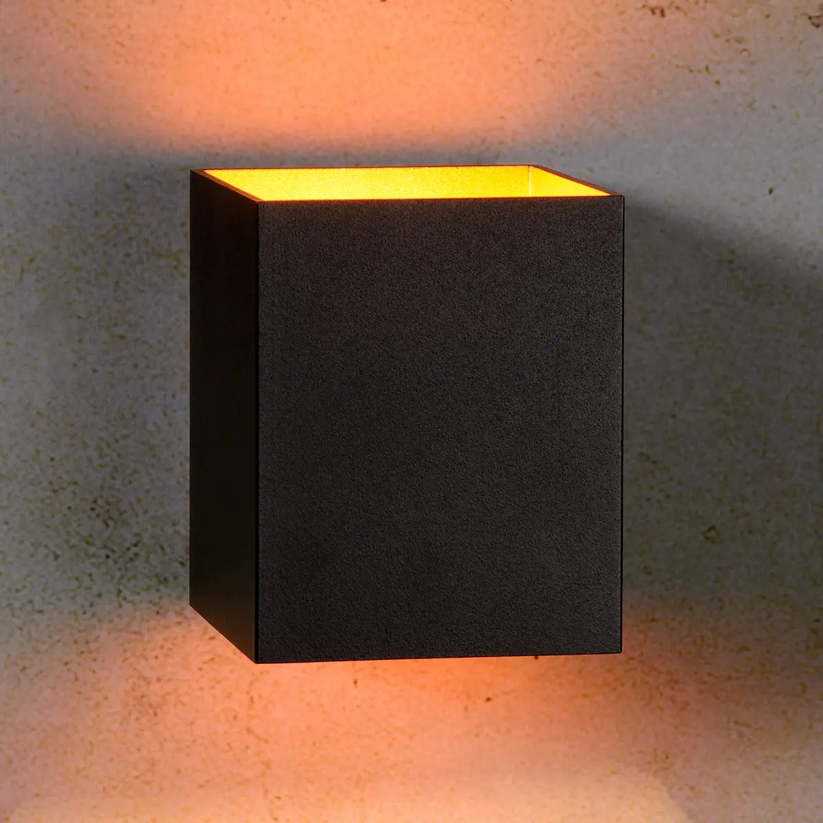 Lucide Wandleuchte Xera | Schwarz